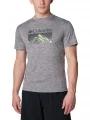 tricou pentru sport, cu maneci scurte pt. barbati Columbia Zero Rules Short Sleeve Graphic Shirt gri 1