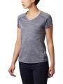 tricou pentru sport, cu maneci scurte pt. femei Columbia Zero Rules Short Sleeve Shirt albastru 1