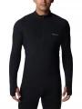 top lenjerie de corp pt. barbati Columbia Midweight Stretch Long Sleeve Half Zip negru 1