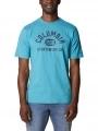 tricou cu maneci scurte pt. barbati Columbia Csc Basic Logo Short Sleeve Shirt albastru 1