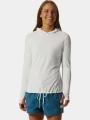 tricou cu maneci lungi, pentru sport pt. femei Mountain Hardwear Crater Lake Long Sleeve Hoody gri 1