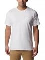 tricou cu maneci scurte pt. barbati Columbia North Cascades Short Sleeve Tee alb 1