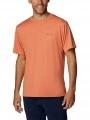 tricou pentru sport, cu maneci scurte pt. barbati Columbia Tech Trail Crew Neck portocaliu 1