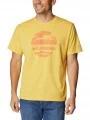 tricou pentru sport, cu maneci scurte pt. barbati Columbia Men'S Sun Trek Short Sleeve Graphic Tee galben 1