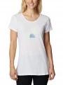 tricou cu maneci scurte pt. femei Columbia Daisy Days SS Graphic Tee alb 1