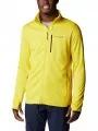 pulover polar pt. barbati Columbia Park View Fleece Full Zip galben 1
