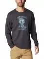 tricou cu maneci lungi pt. barbati Columbia Apres Lifestyle Graphic Long Sleeve negru 1