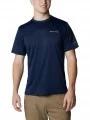 tricou pentru sport, cu maneci scurte pt. barbati Columbia Columbia Hike Crew albastru 1