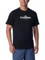 tricou cu maneci scurte pt. barbati Columbia CSC Seasonal Logo Tee negru 1