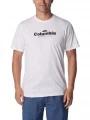 tricou cu maneci scurte pt. barbati Columbia CSC Seasonal Logo Tee alb 1