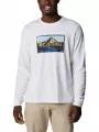 tricou cu maneci lungi pt. barbati Columbia Csc Seasonal Logo LS Tee alb 1