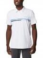 tricou cu guler pt. barbati Columbia Columbia Hike Novelty Polo alb 1