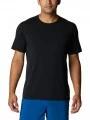 tricou pentru sport, cu maneci scurte pt. barbati Columbia M Endless Trail Running Tech Tee negru 1