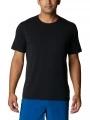 tricou pentru sport, cu maneci scurte pt. barbati Columbia M Endless Trail Running Tech Tee negru 1