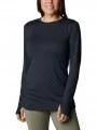 tricou cu maneci lungi, pentru sport pt. femei Columbia Leslie Falls Long Sleeve Shirt negru 1