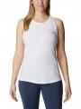 tricou pentru sport, cu maneci scurte pt. femei Columbia W Endless Trail Running Tank alb 1