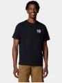tricou cu maneci scurte pt. barbati Columbia Explorers Canyon Back SS Tee negru 1