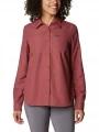 camasa de drumetie pt. femei Columbia Silver Ridge 3.0 Long Sleeve Shirt rosu 1