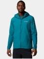 geaca de vant pt. barbati Columbia Loop Trail II Windbreaker verde 1