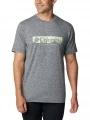 tricou pentru sport, cu maneci scurte pt. barbati Columbia Kwick Hike Graphic Short Sleeve Tee negru 1