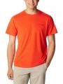 tricou pentru sport, cu maneci scurte pt. barbati Columbia Summit Valley Short Sleeve Crew rosu 1