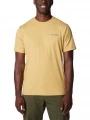 tricou pentru sport, cu maneci scurte pt. barbati Columbia Tech Trail Crew Neck II galben 1