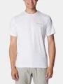 tricou pentru sport, cu maneci scurte pt. barbati Columbia Tech Trail Crew Neck II alb 1