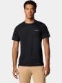 tricou pentru sport, cu maneci scurte pt. barbati Columbia Cirque River Pro Short Sleeve Crew negru 1