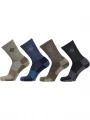 ciorapi pt. barbati Columbia 4PP Moisture Control Basic Crew maro 1