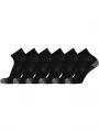 ciorapi pt. barbati Columbia 6PP FASHION QUARTER WITH PIQUE FOOTBED negru 1